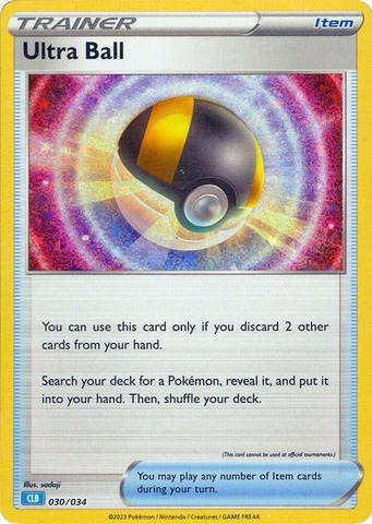 Ultra Ball (CLB) - 030/034 - Trading Card Game Classic